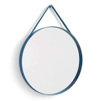 HAY Strap Mirror No. 2, &Oslash; 70 cm, blau