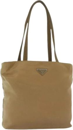 Prada Pre-owned Nylon prada-bags - Dames - Vintage Shopper - Beige - ONE Size - Nylon - Vintage
