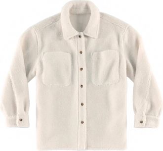 Shiraleah Womens Get Loud Sherpa Shackets In Beige