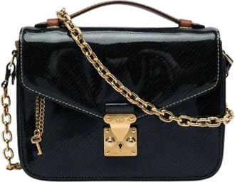 Louis Vuitton Pre-owned Mini Pochette Metis - Dames - Pre-owned - Zwart - Maat: ONE Size Zijde