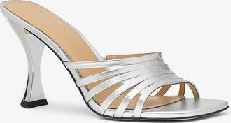 Michael Kors Haisley Metallic Leather Sandal