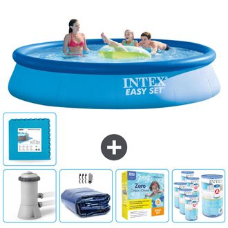Intex Piscina Easy Set Redonda - 396x84 Cm - 8-piezas Scb23