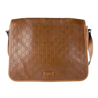 Gucci Pre-owned Cross Body Bags, unisex, Brown, Size: ONE SIZE Pre-owned Vintage Shoulder Bag