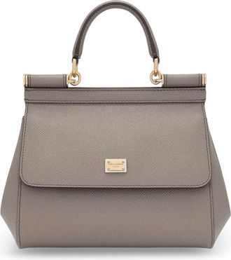 Dolce & Gabbana Dolce & Gabbana Sicily Medium Leather Crossbody Bag