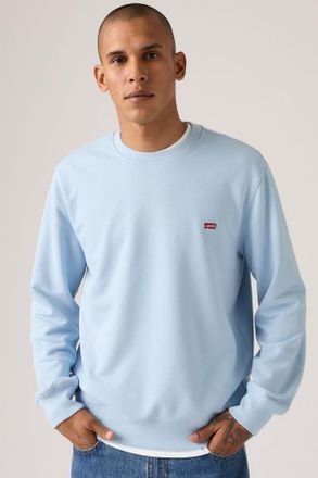 Levi's Original Housemark Crewneck Sweatshirt - Uomo - 2XL - Blu / Chambray Blue