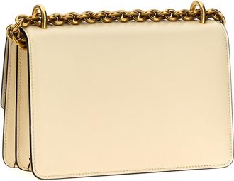 Valentino Garavani Womens White Calfskin Shoulder Bag