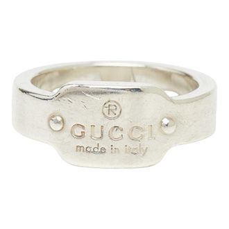 Gucci Silver 925 Band Ring (Pre-Owned)