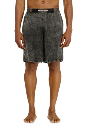 Diesel Short pants in treated fluid viscose - Pants - Man - Grey