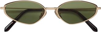Retro Superfuture Zyra Zonnebrillen - unisex - Zonnebrillen - Geel - 58 MM - Accessoires