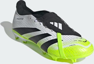 adidas adidas Performance Unisex Predator League Fold-Over Tongue Firm/Multi-Ground Boots - White/Multicolour - Size UK 11.5
