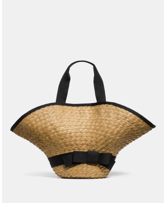 Kate Spade New York Womens Solei Sun Hat Bag - Beige - One Size