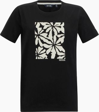 Regatta Womens Regatta Womens/Ladies Filandra VX Floral Pattern T-Shirt - Black - Size: 20