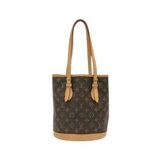 Louis Vuitton Pre-owned Monogram Petit Bucket Shoulder Bag - - Pre-owned - Donna - Marrone - ONE SIZE
