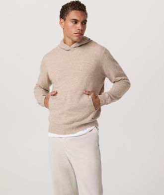 Vuori Clothing Berik Cashmere Hoodie | Oatmeal Heather | Medium