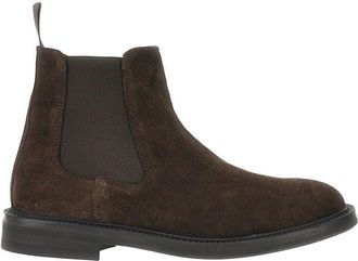 Saxone of Scotland Suede leather Chelsea boots Man 42+