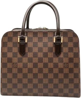 Louis Vuitton Pre-owned Triana Handbag - Dames - Vintage Handtas - Bruin - ONE Size - Vintage