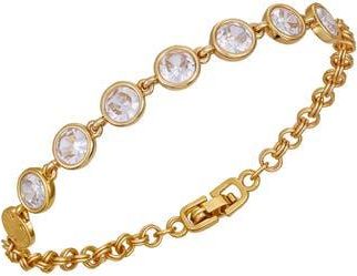 Vince Camuto Bezel Set CZ Bracelet in Gold Tone at Nordstrom Rack