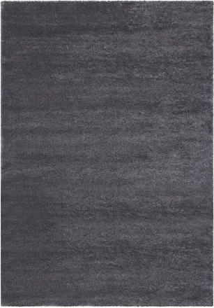 LALEE Design Hochflor Teppich Softtouch - Dunkelgrau