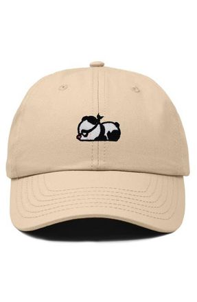 Dalix Pandit Panda Dad Cap in Khaki at Nordstrom