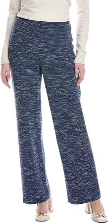 St. John Stretch Tweed Jersey Pull-On Pant