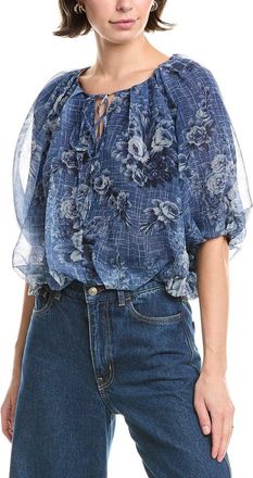 Rebecca Taylor Silk-Blend Top