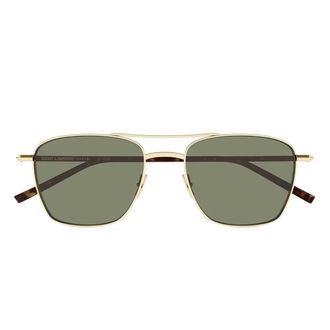 Saint Laurent Sunglasses Sl 866 003 Gold Brown/Green Unisex