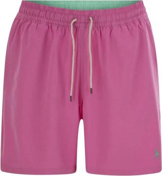 Polo Ralph Lauren Traveller Zwemshort - Heren - Strandmode - Roze - L - Polyester - Badmode