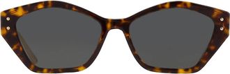 Dior Green Geometric Ladies Sunglasses MISSDIOR S1U CD40107U 52N 56