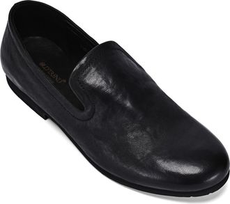 OLD TREND Heritage Genuine Leather Refined Comfort Slip On Loafer in Black at Nordstrom, Size 5.5