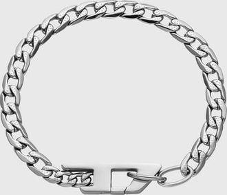 Diesel Stainless steel chain bracelet - Bracelets - Unisex - Silver