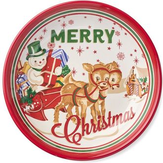 Certified International Santas Retro Christmas Set Of 4 Soup Bowls