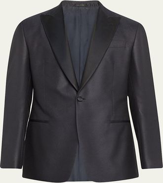 Giorgio Armani Mens Textured Dinner Jacket