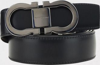 Ferragamo Cintura Gancini Ferragamo reversibile in pelle