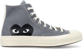 Comme Des Gar&ccedil;ons Grijze Canvas Chuck 70 Hi Top Sneakers - Heren - Sneakers - Grijs - 38 EU - Katoen - Schoenen