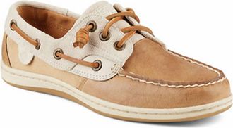 Sperry Top-Sider Womens Songfish Boat Shoe In Waxy/canvas Linen