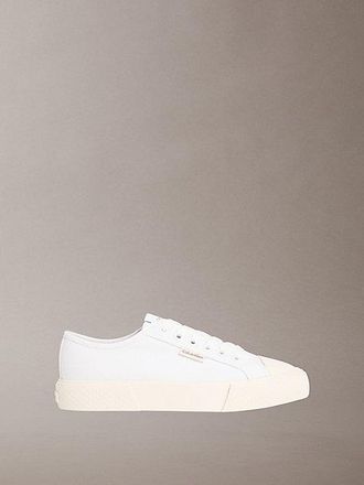 Calvin Klein CK Luna - Zapatillas de lona con logo emblema