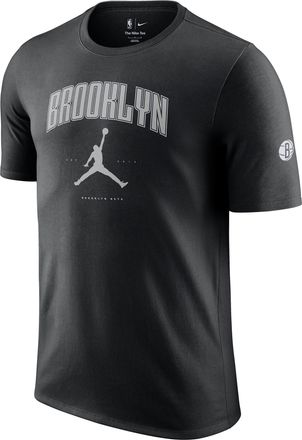 Nike Mens Brooklyn Nets Essential Jordan NBA T-Shirt in Black | HQ1225-010