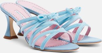 Manolo Blahnik Clementel 70 velvet mules