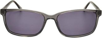 Hackett Mens Grey Rectangular Sunglasses HEKS1214
