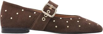 VIA VAI Lou Nina Ballerina - Dames - Ballerinas - Bruin - 41 EU - Su&egrave;de - Schoenen