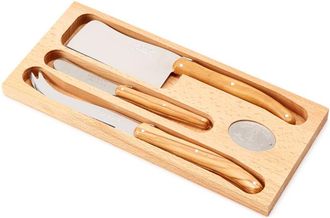 Jean Dubost Laguiole 3Pc Cheese Set