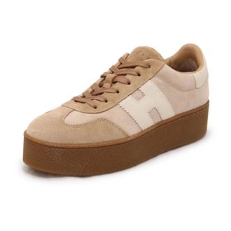 Hogan Sneakers, female, Beige, Size: 6 1/2 US H681 Allacciato H