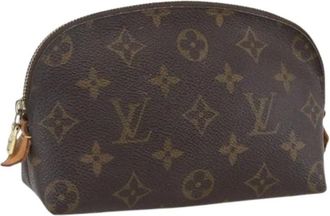 Louis Vuitton Pre-owned Clutches, female, Brown, Size: ONE SIZE Pre-owned Vintage Canvas Clutch