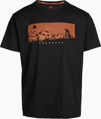 Trespass Mens Trespass Mens Nellow Biker T-Shirt - Black - Size: 40