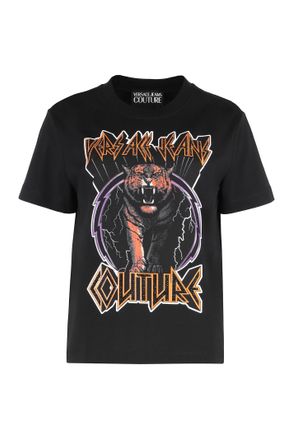 Versace Jeans Couture Cotton Crew-neck T-shirt