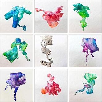 Stupell Industries Abstract Ribbons By In House Art Canvas Art