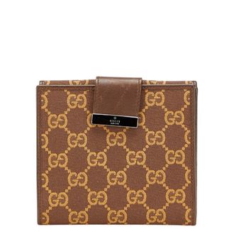 Gucci Brown Gg Canvas Wallet (Bi-Fold) (Pre-Owned)