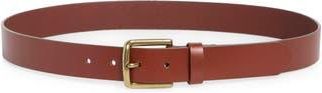 Nordstrom Rack Leather Belt in Brown Shell at Nordstrom Rack, Size 34