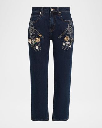 Libertine - Libertine Buried Treasure Straight-Leg Ankle Boyfriend Jeans