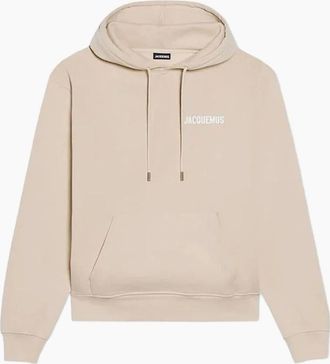 Jacquemus Mens Jacquemus Le Sweatshirt Hoodie in Beige - Cream - Size: 38